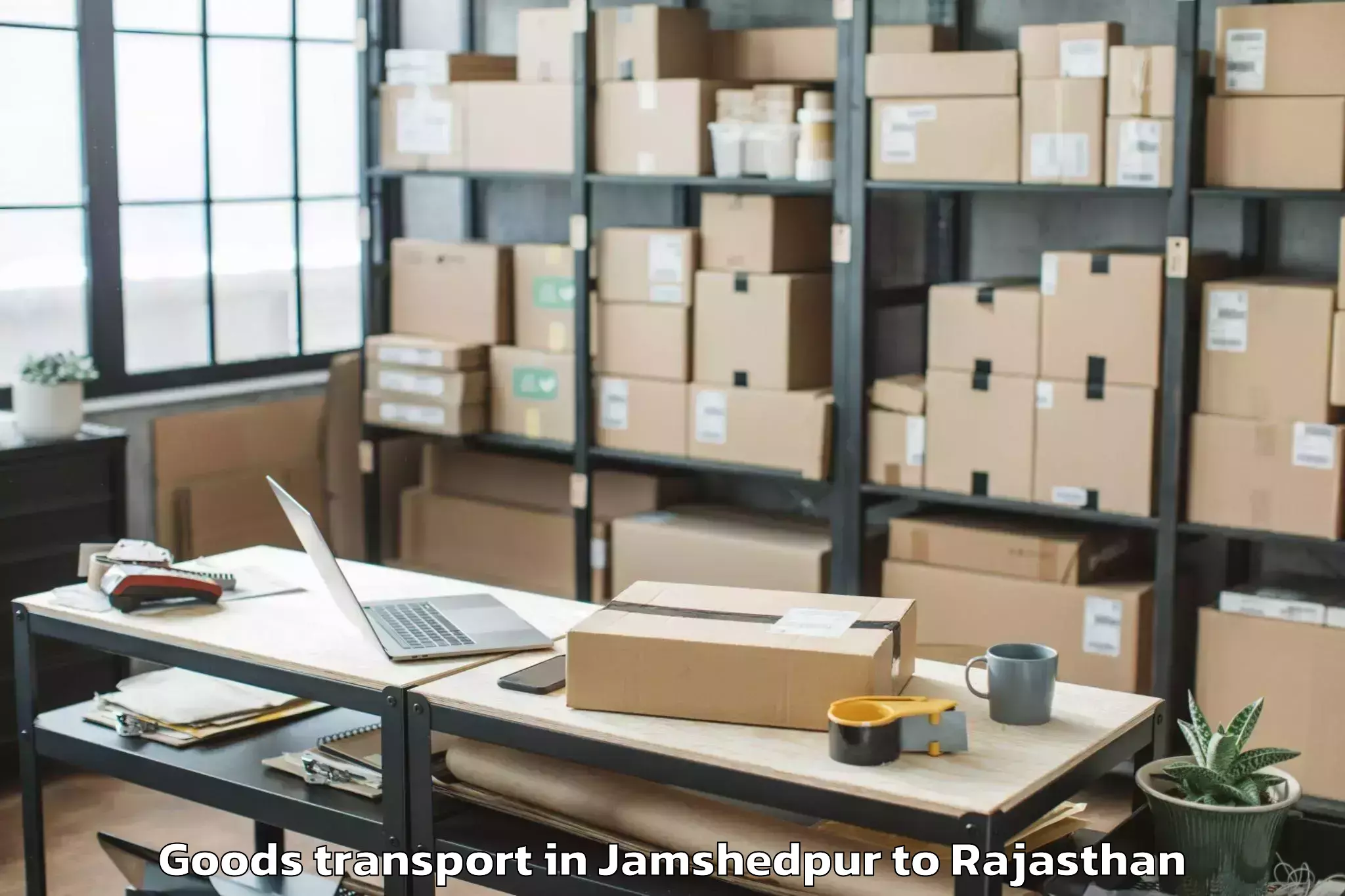 Reliable Jamshedpur to Niwai Goods Transport